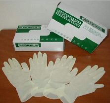 Latex gloves